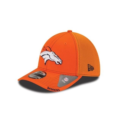 Denver Broncos Gorra | New Era NFL Neo 39thirty Stretch Fit Cap Mexico - Naranjas